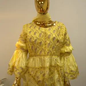 African Peplum Lace Gown