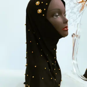 Black Somali Dirac Hijab